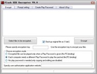 Flash EXE Encrypter screenshot